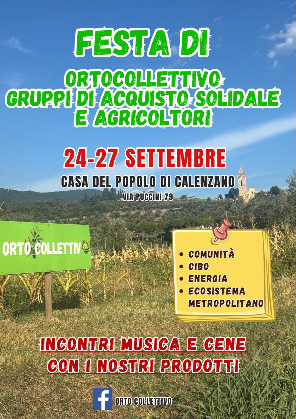 Festa Ortocollettivo – 24/27 settembre